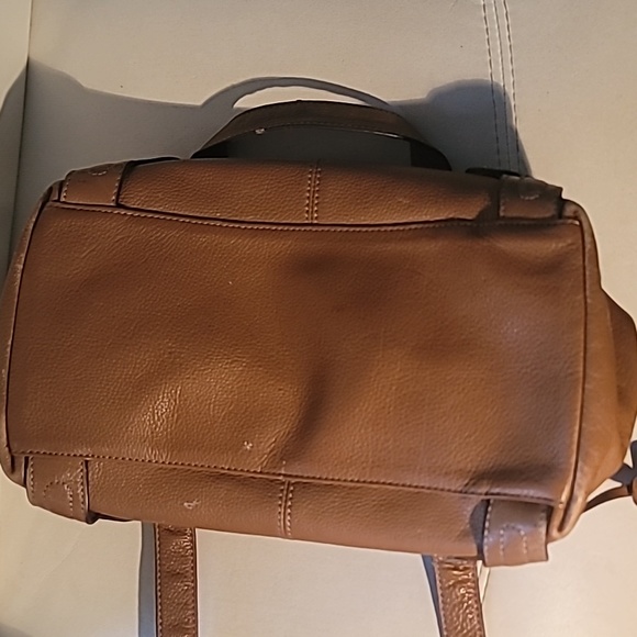 TIGNANELLO Pebbled Brown Leather Bag - Picture 5 of 5
